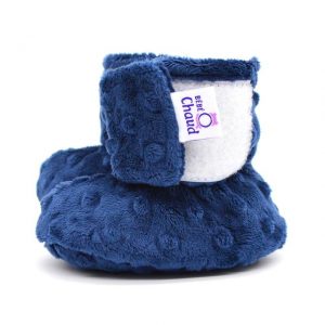Velcro slippers - Navy Blue