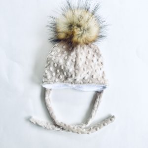 Tuque à pompon  - Latté