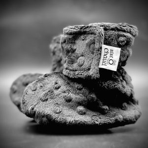 Alternative view of Pantoufles à velcro - Noir sur noir 24H