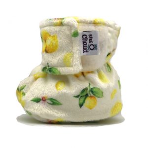 Pantoufles à velcro - Citron