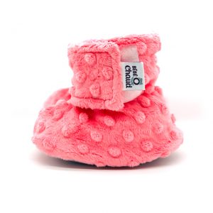 Pantoufles à velcro - Corail