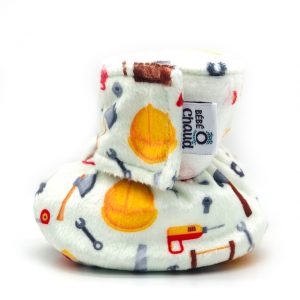 Pantoufles à velcro - Coffre à outils