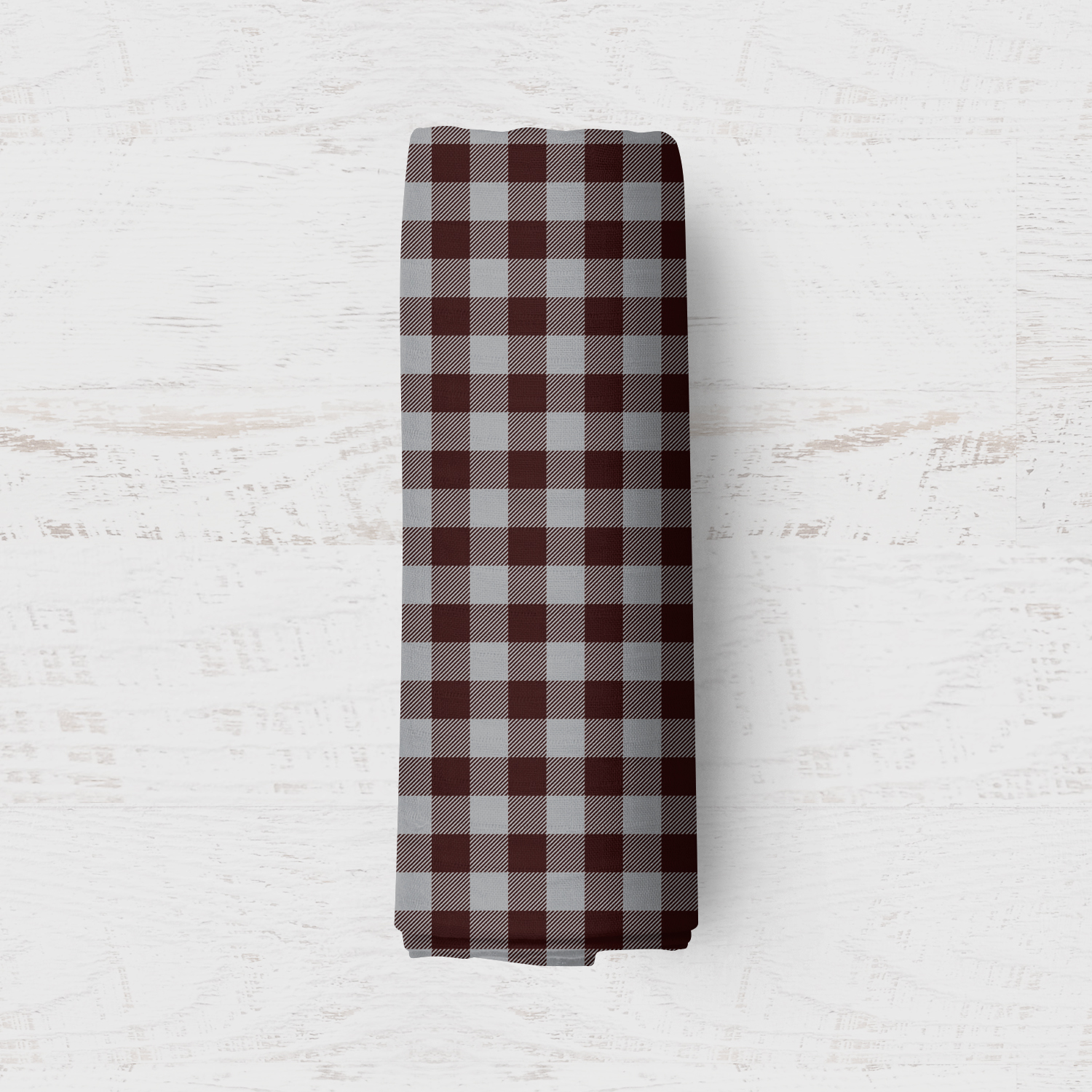 Mousseline - Carreauté gris et noir – Image 2