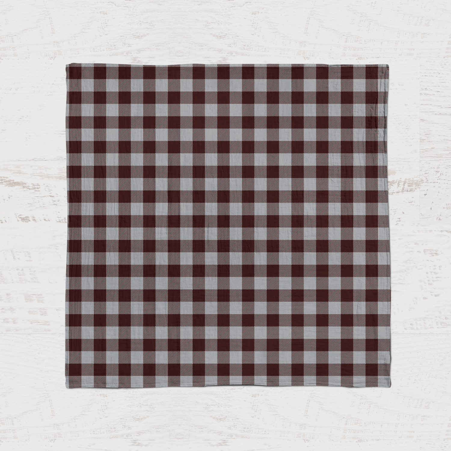 Mousseline - Carreauté gris et noir – Image 3