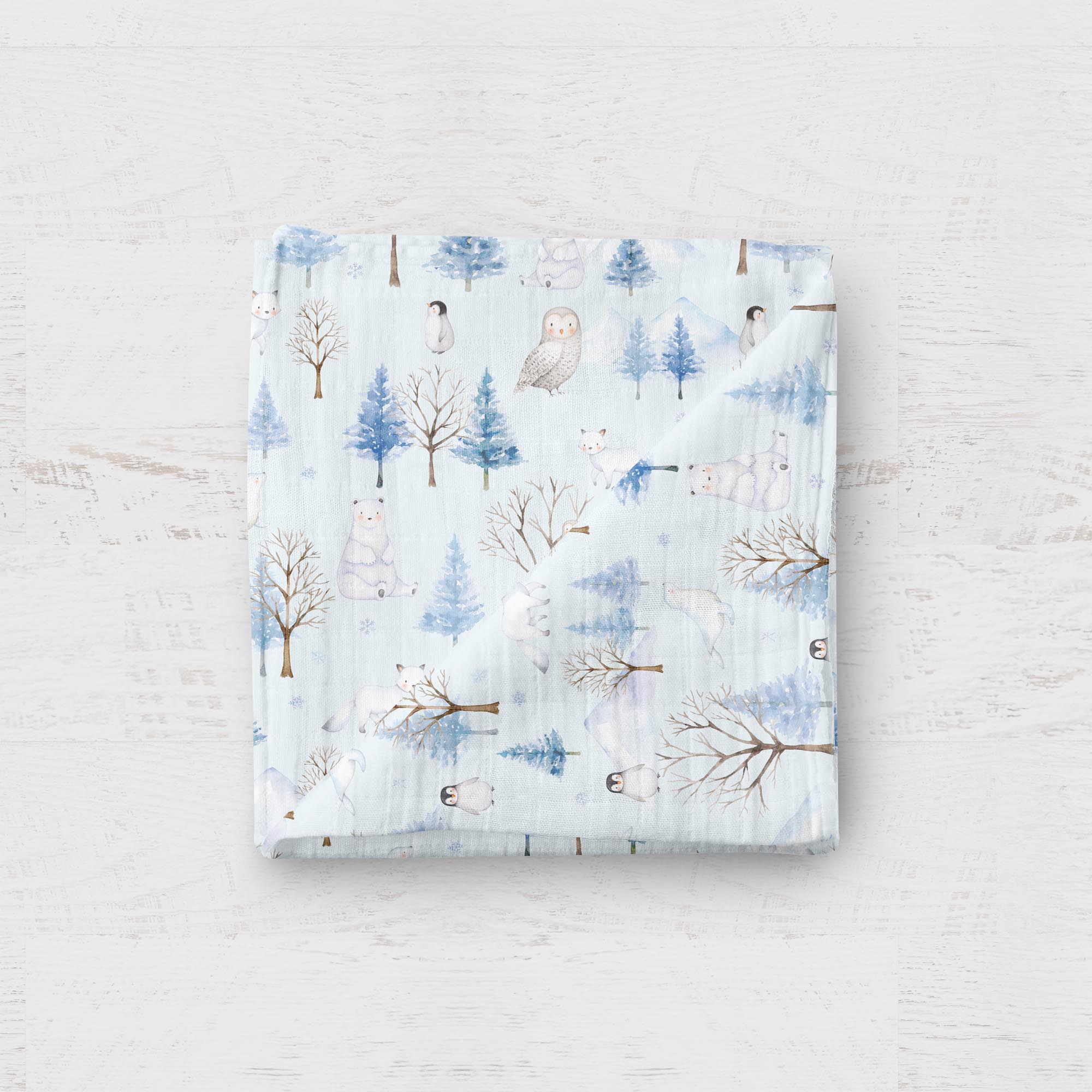 Mousseline - Forêt hivernale