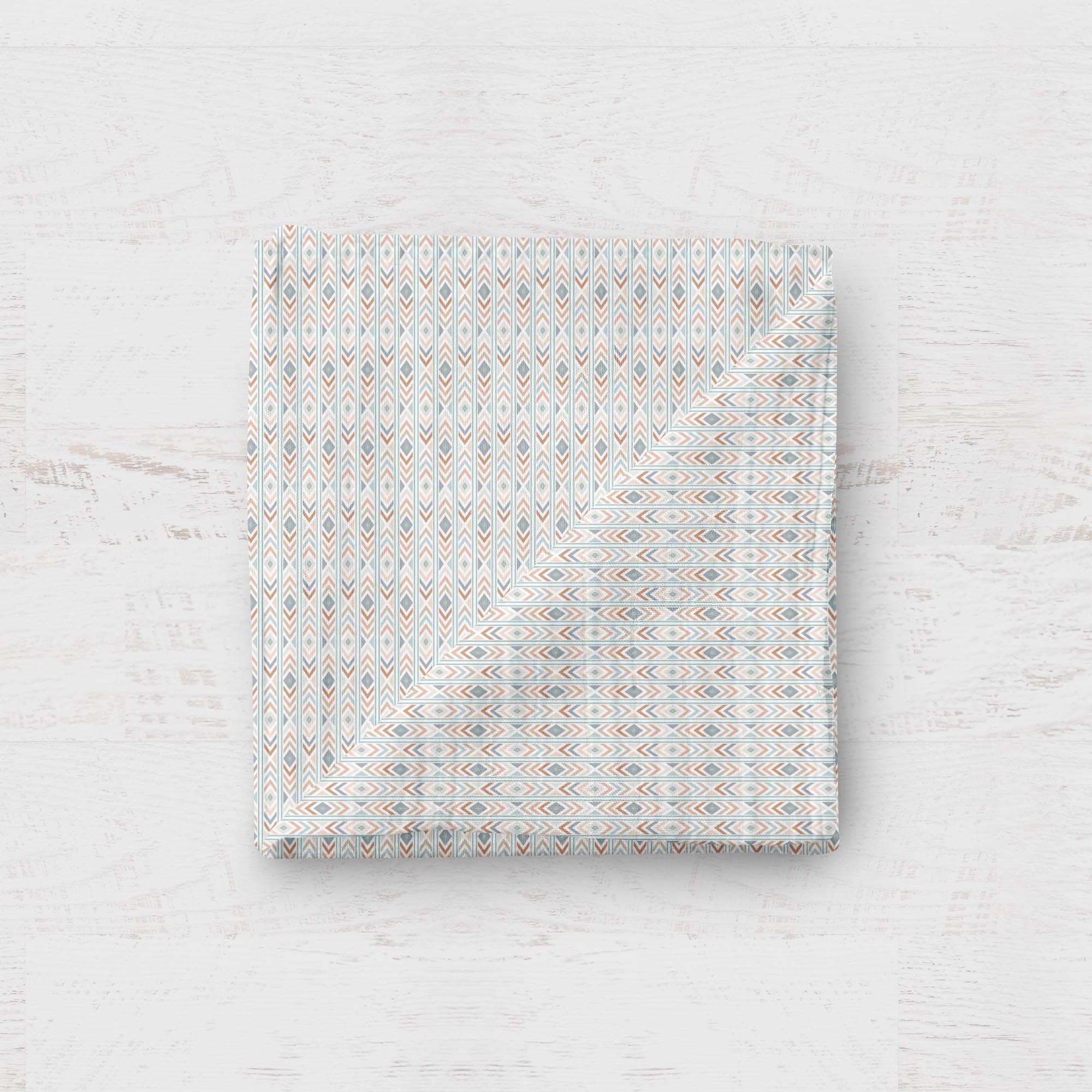 Mousseline - Losange vert