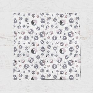 Alternative view of Muslin - White skull