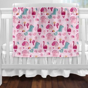 Blanket - Princess dinosaur