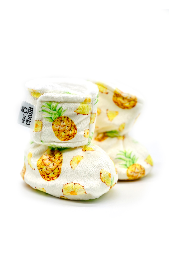 Pantoufles à velcro - Ananas – Image 2