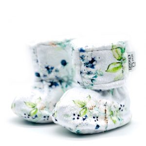 Alternative view of Pantoufles à velcro - Bleuet