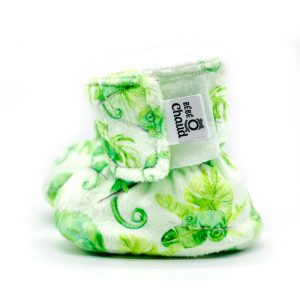 Pantoufles à velcro - Caméléon