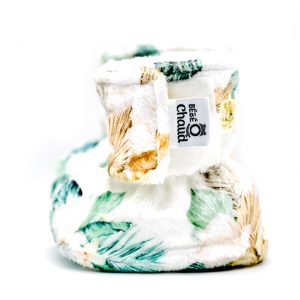 Pantoufles à velcro - Magnolia blanche 24H