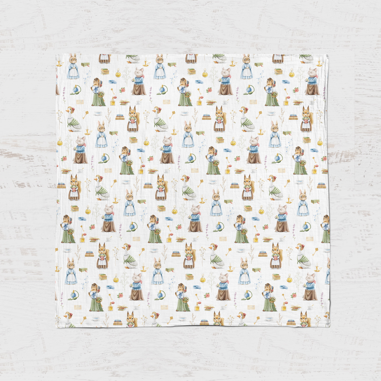 Mousseline - Animaux vintage paysanes 24H – Image 3