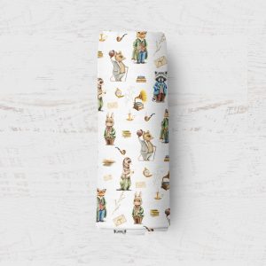 Alternative view of Mousseline - Animaux vintage paysans 24H