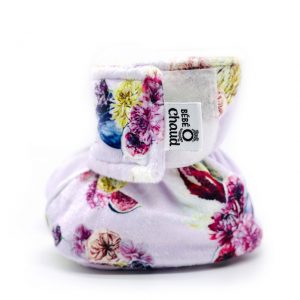 Pantoufles à velcro - Figue