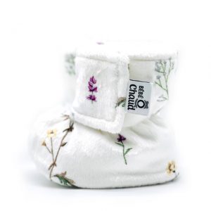 Pantoufles à velcro - Fleur des champs 24H