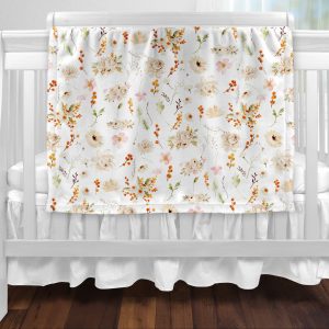 Couverture - Fleurs sauvages oranges