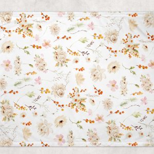 Alternative view of Couverture - Fleurs sauvages oranges