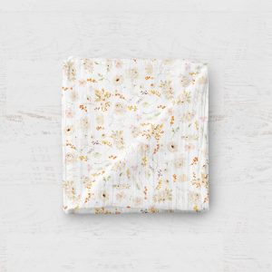 Mousseline - Fleurs sauvages oranges 24H