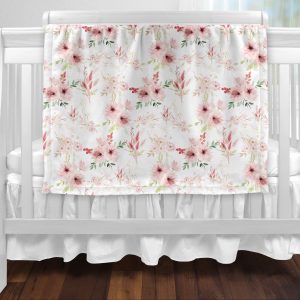 Blanket - Pink Foral