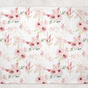 Alternative view of Blanket - Pink Foral