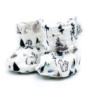 Alternative view of Pantoufles à velcro - Forêt mélancolique 24H