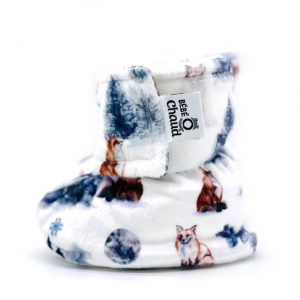 Pantoufles à velcro - Renard des bois 24H