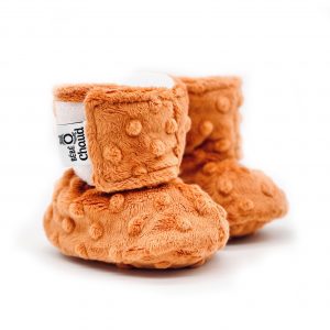 Alternative view of Pantoufles à velcro - Orange rouille 24H