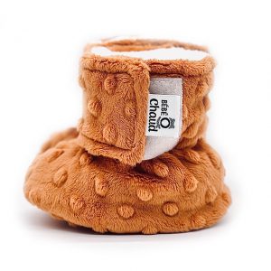 Pantoufles à velcro - Orange rouille 24H