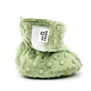 Alternative view of Pantoufles à velcro - Sauge 24H