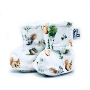 Alternative view of Pantoufles à velcro - Écureuil des bois