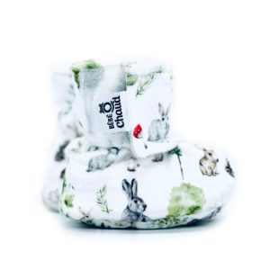 Alternative view of Pantoufles à velcro - Lièvre en forêt