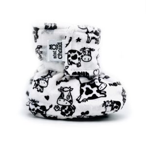 Alternative view of Pantoufles à velcro - Vache