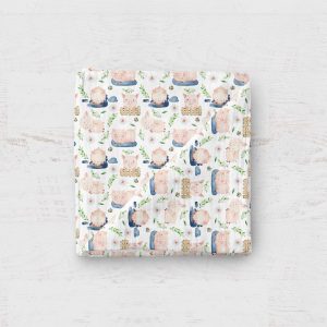 Mousseline - Cochon aquarelle 24H