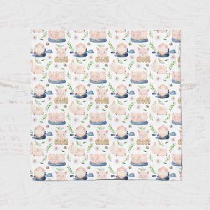 Alternative view of Mousseline - Cochon aquarelle 24H