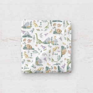 Mousseline - Dinosaure aquarelle 24H