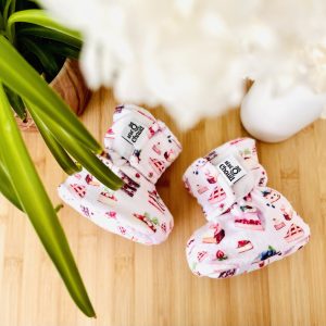 Alternative view of Velcro slippers - Watercolor cake 24h