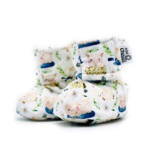 Alternative view of Pantoufles à velcro - Cochon aquarelle