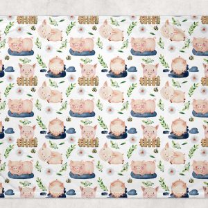 Alternative view of Couverture - Cochon aquarelle