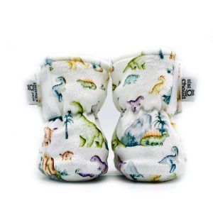 Alternative view of Pantoufles à velcro - Dinosaure aquarelle