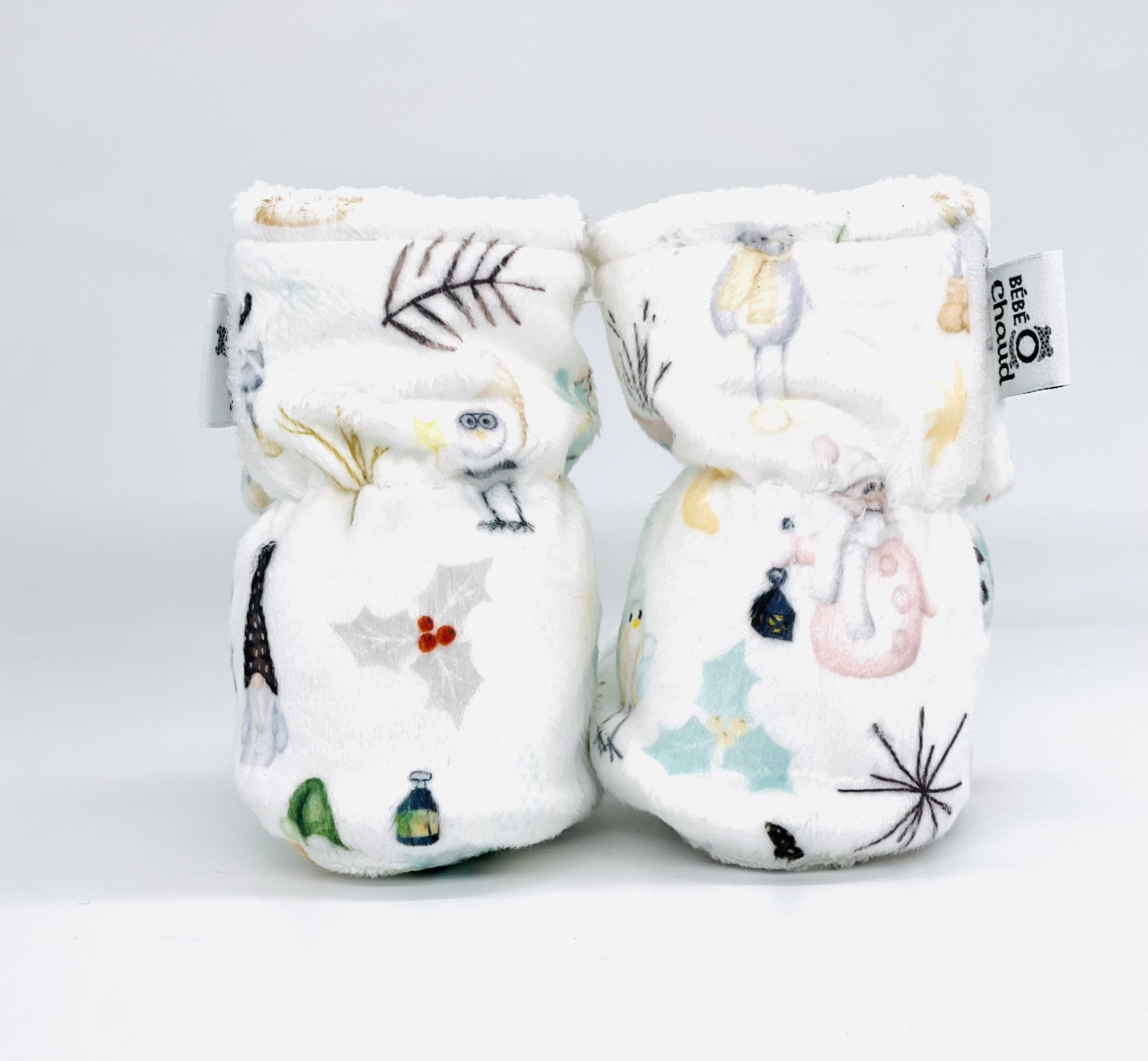 Pantoufles à velcro - Gnôme de Noël – Image 3