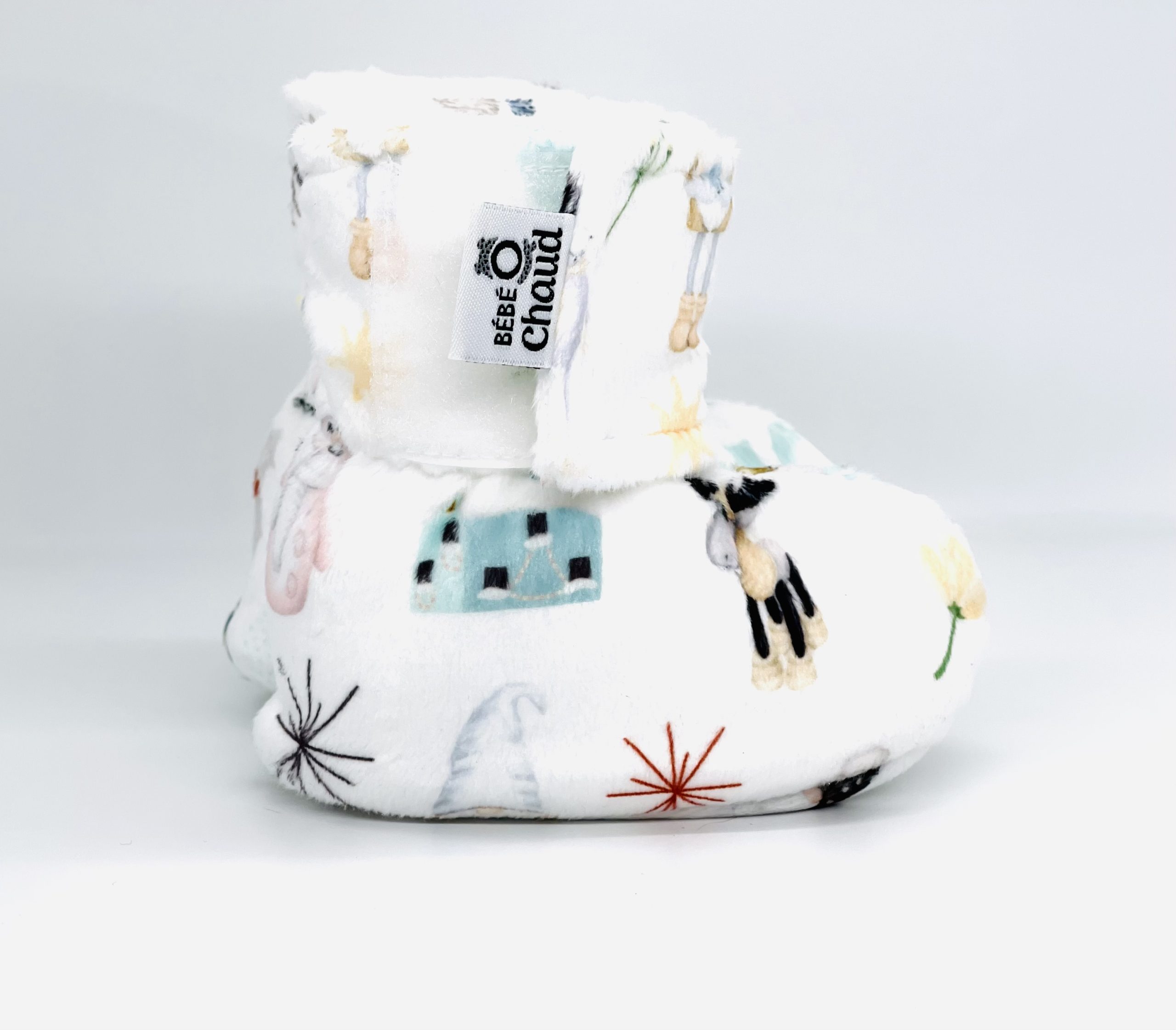 Pantoufles à velcro - Gnôme de Noël – Image 4