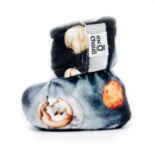 Pantoufles à velcro - Univers endormi