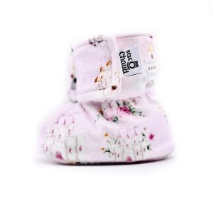 Pantoufles à velcro - Château de princesse