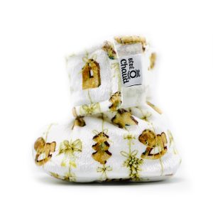 Pantoufles à velcro - Décoration de Noël 24H