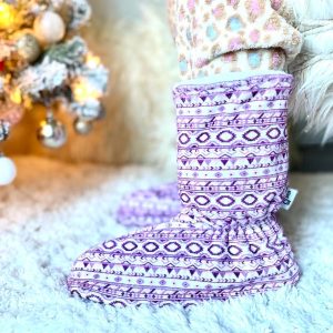 Pantoufles pour adulte en minky