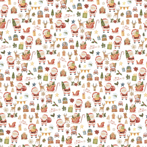 Pantoufles à velcro - Père Noël