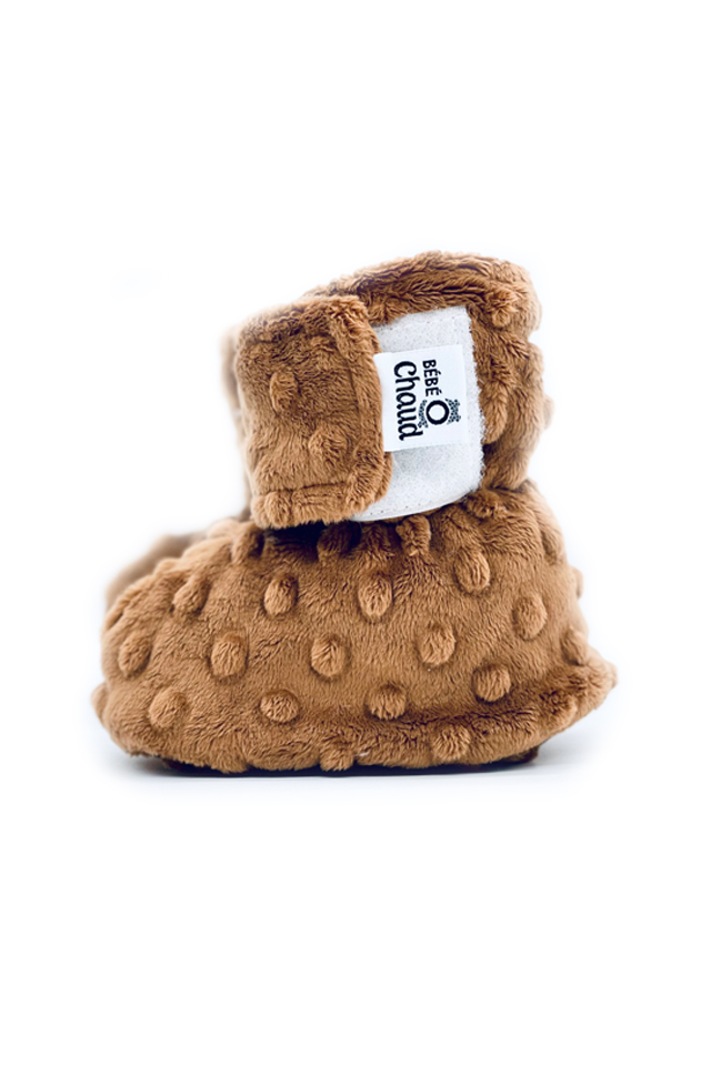 Pantoufles à velcro - Caramel 24h