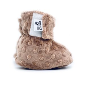 Alternative view of Pantoufles à velcro - Taupe 24H