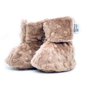 Alternative view of Pantoufles à velcro - Taupe